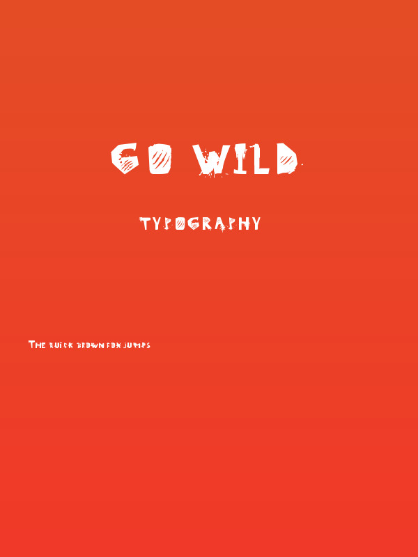 go wild Poster