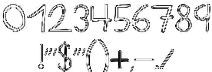 goggles Font OTHER CHARS