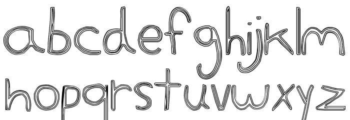 goggles Font LOWERCASE