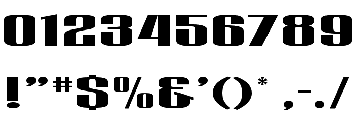 gogo `squat Font OTHER CHARS
