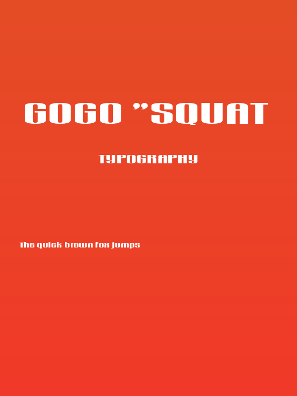 gogo "squat Poster