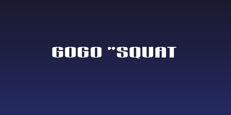gogo "squat Social Header