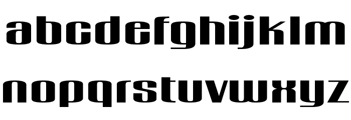 gogo `squat Font LOWERCASE
