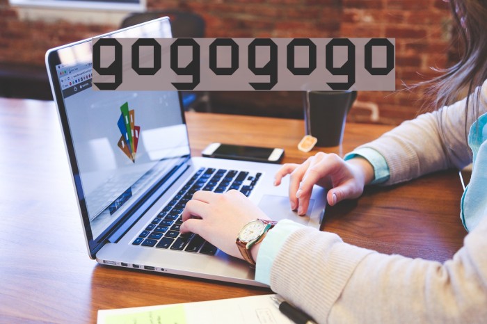 gogogogo Font 