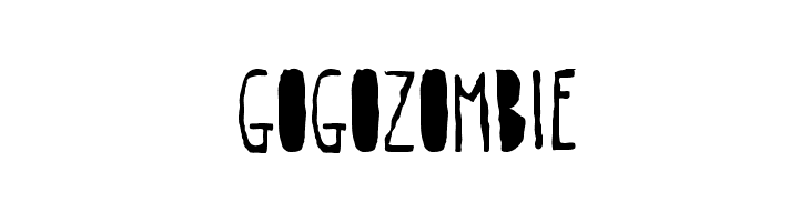 gogozombie  नि: शुल्क फ़ॉन्ट्स डाउनलोड