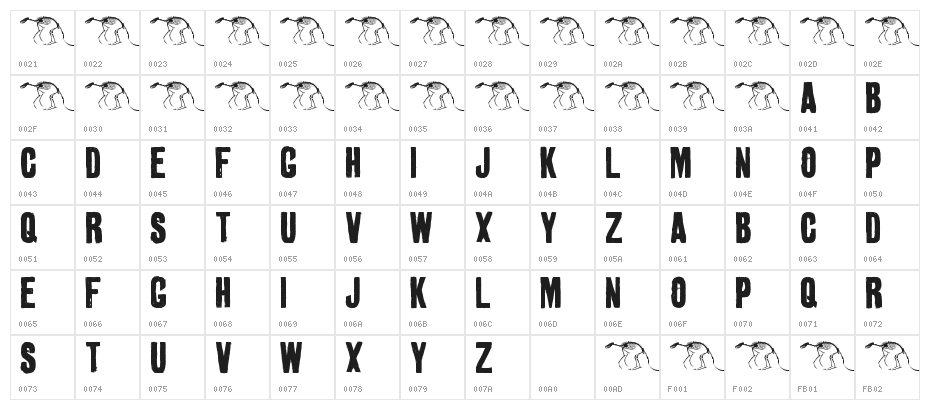 golden 0 pony Character Map
