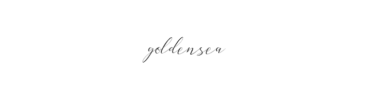 goldensea  フリーフォントのダウンロード