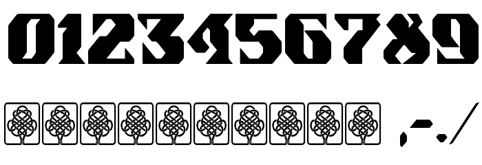 gondrong Font OTHER CHARS