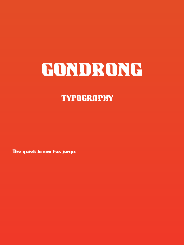 gondrong Poster