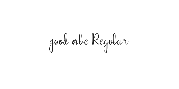 good vibe Regular Logo