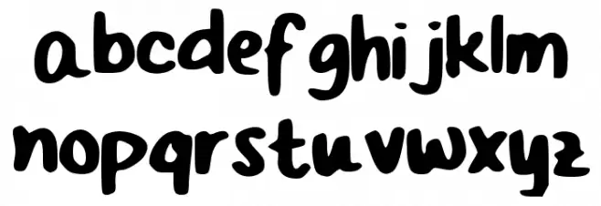 good フォント 小文字