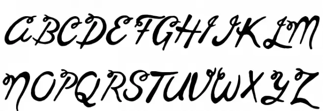 goodvibes regular Schriftart Groß