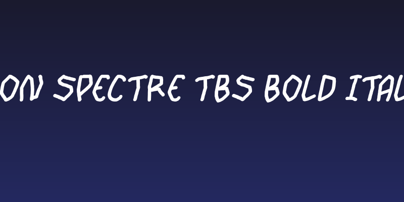 goon spectre TBS Bold Italic Social Header