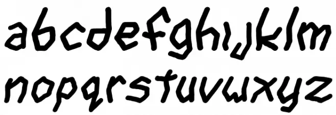 goon spectre TBS Bold Italic फ़ॉन्ट लोअरकेस