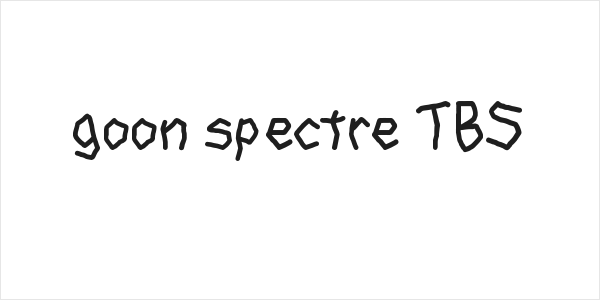 goon spectre TBS Logo
