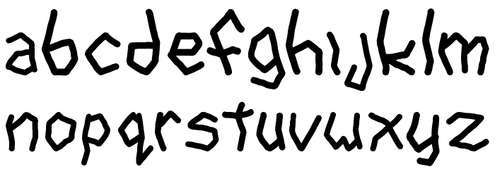 goon spectre TBS Font LOWERCASE