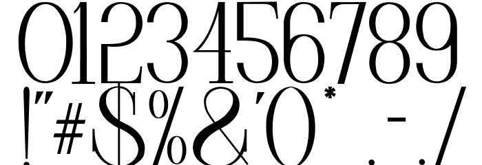 goord-Reguler Font OTHER CHARS