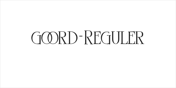 goord-Reguler Logo
