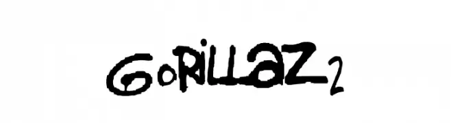 gorillaz 2  Descarca Fonturi Gratis