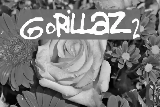 gorillaz 2 Font examples