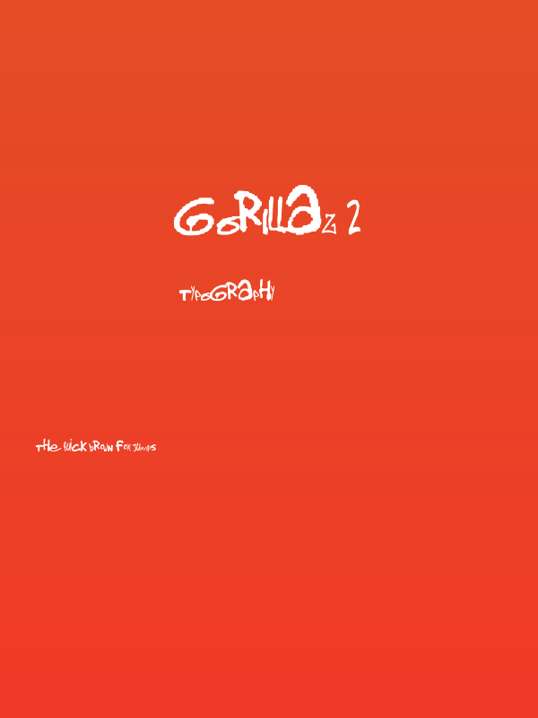 gorillaz 2 Poster