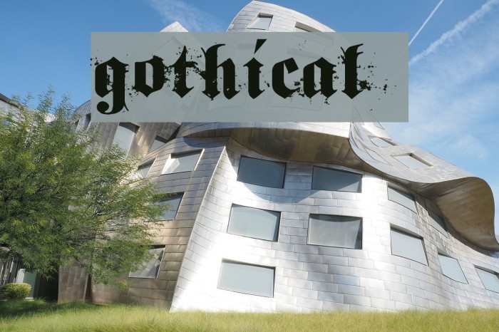 gothical Font examples