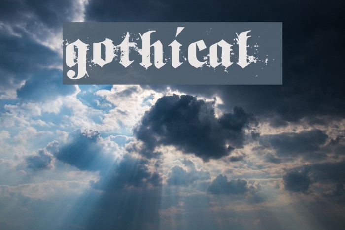 gothical Font examples