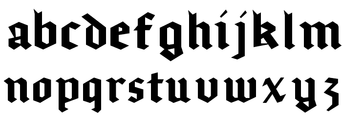 gothicominimo Font LOWERCASE