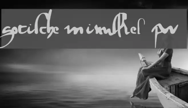 gotische minuskel 1269 pw Schriftart examples