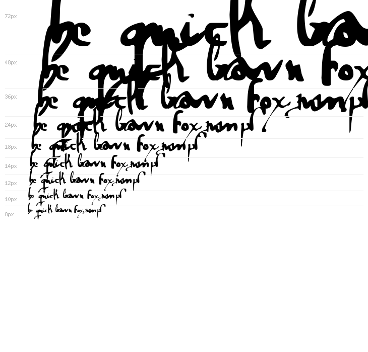 gotische minuskel 1269 pw Waterfall