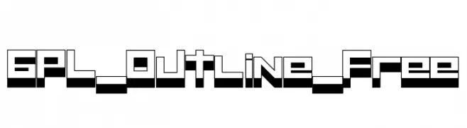 GPL_Outline_Free  Fuentes Gratis Descargar