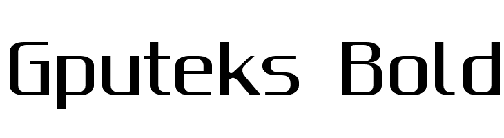 Gputeks Bold  Frei Schriftart Herunterladen