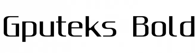 Gputeks Bold  les polices de caractères gratuit tlcharger