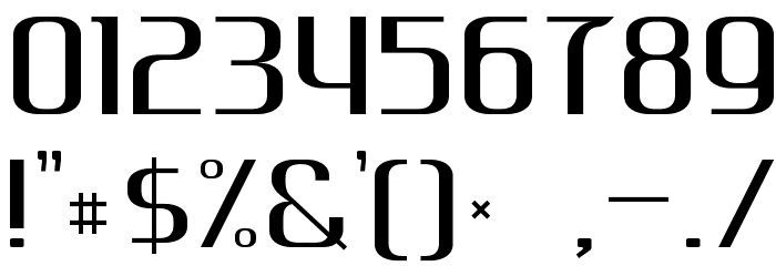 Gputeks Bold Font OTHER CHARS