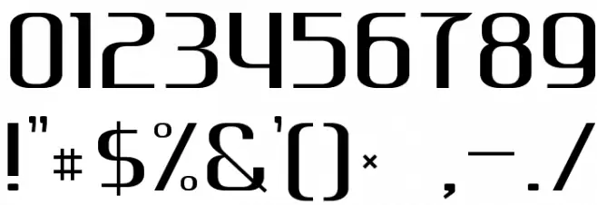 Gputeks Bold Font OTHER CHARS