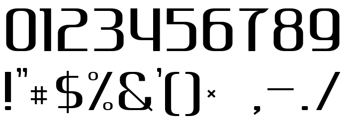 Gputeks Bold Font OTHER CHARS