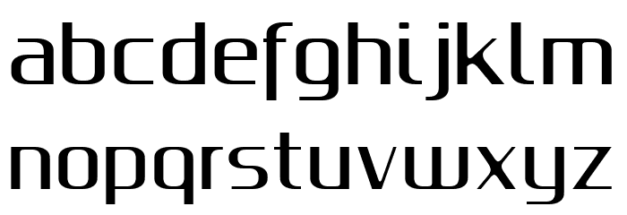 Gputeks Bold Font LOWERCASE