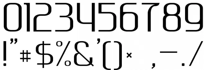 Gputeks Regular Font OTHER CHARS