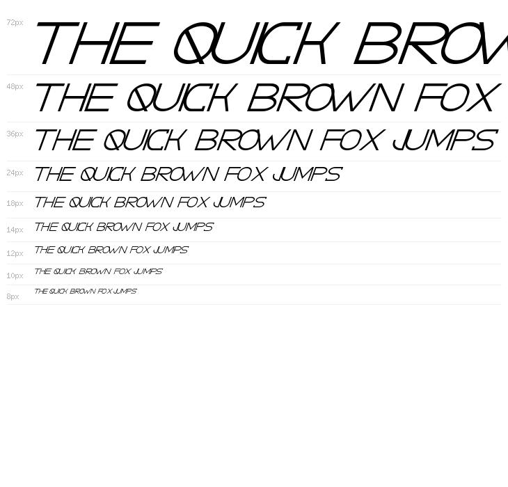 GRACETIANS DEMO Italic Waterfall