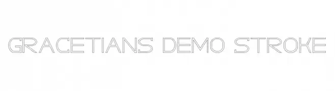 GRACETIANS DEMO Stroke  Free Fonts Download