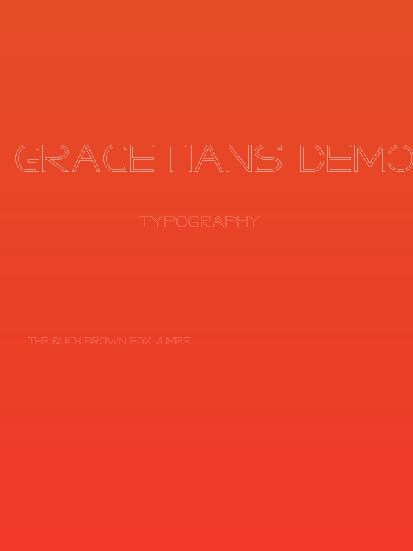 GRACETIANS DEMO Stroke Poster