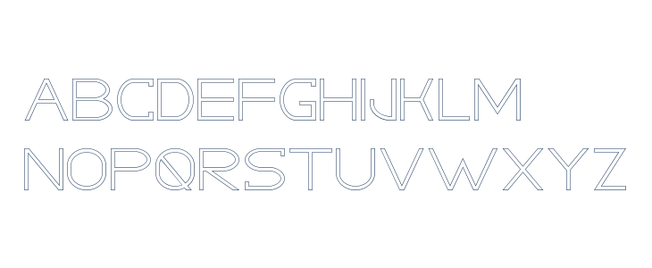 GRACETIANS DEMO Stroke Lowercase