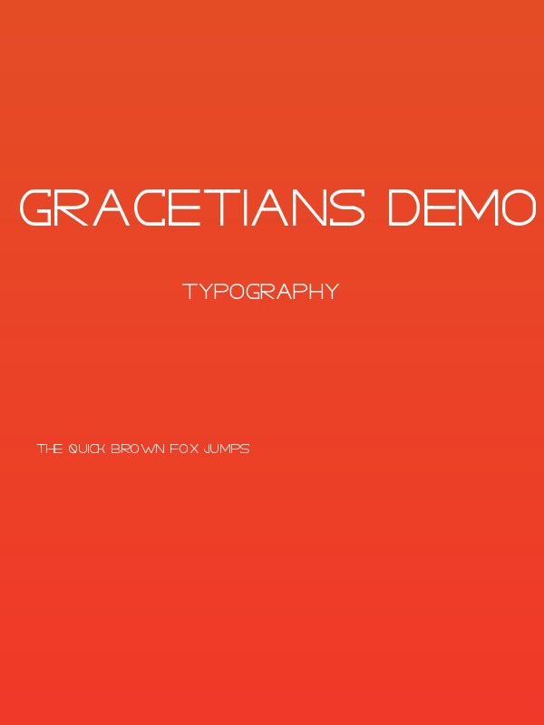 GRACETIANS DEMO Poster