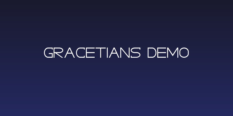 GRACETIANS DEMO Social Header