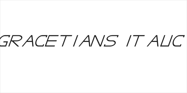 GRACETIANS Italic Logo