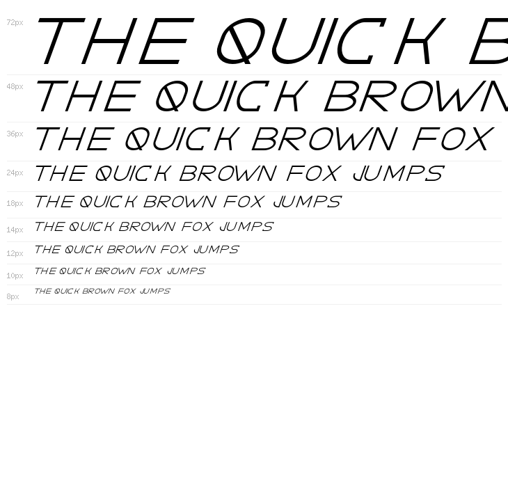 GRACETIANS Italic Waterfall