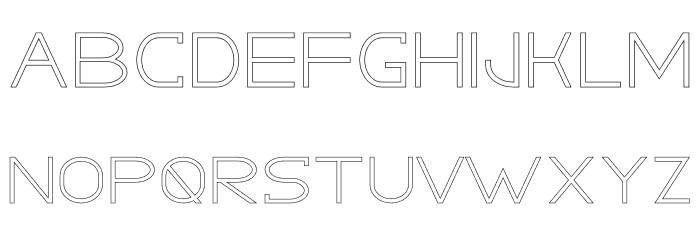 GRACETIANS Stroke Font LOWERCASE