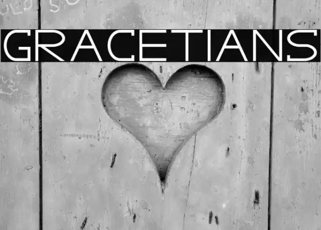 GRACETIANS Font examples
