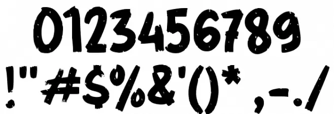 GRADEO Font OTHER CHARS