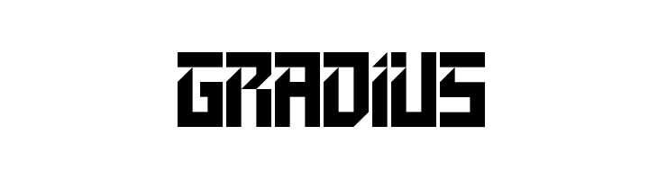 GRADIUS  Fuentes Gratis Descargar
